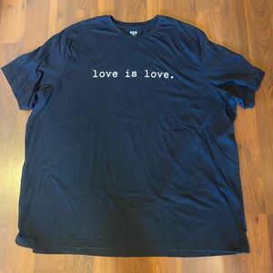 Uni-sex LOVE IS LOVE Cotton T-shirt